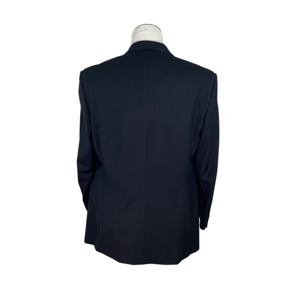 Vito Rufolo Mens Black Wool Super 120s 2 - Piece Tuxedo Suit Made In Italy - Picture 2 of 12